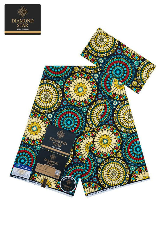 Sunset Mirage Ankara Fabric