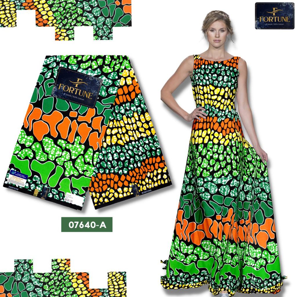 Bold Cheetah Fusion Ankara Fabric