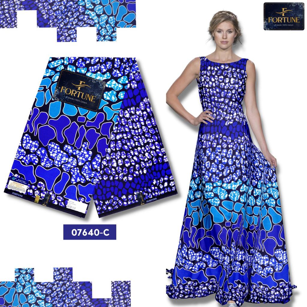 Midnight Majesty Ankara Fabric