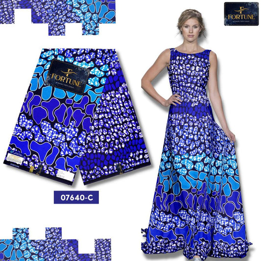 Midnight Majesty Ankara Fabric