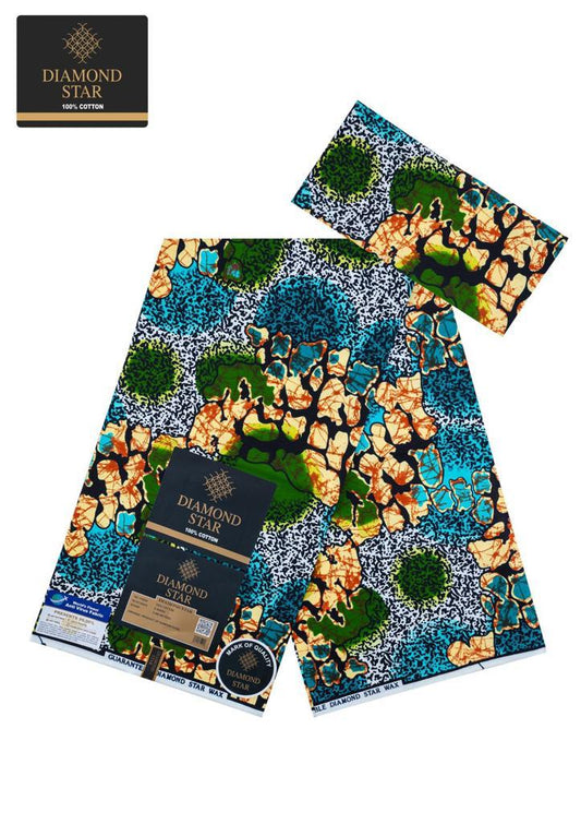 Abstract Serenity Akara Print Cotton