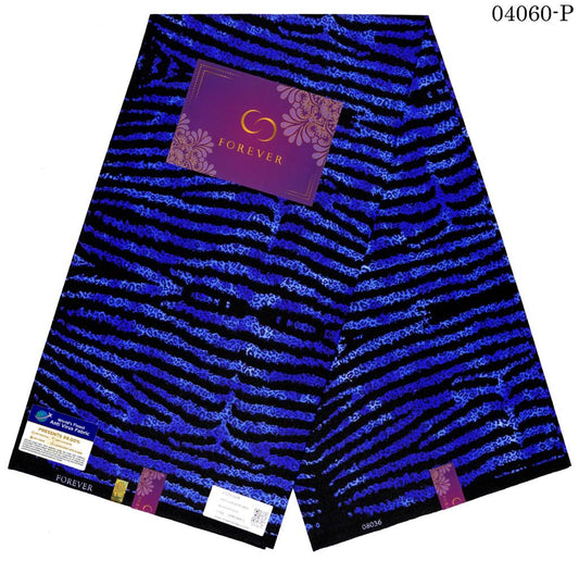 Midnight Shimmer Ankara Fabric