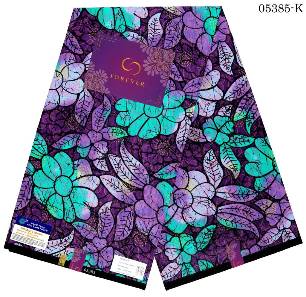 Midnight Glimmer Ankara Fabric