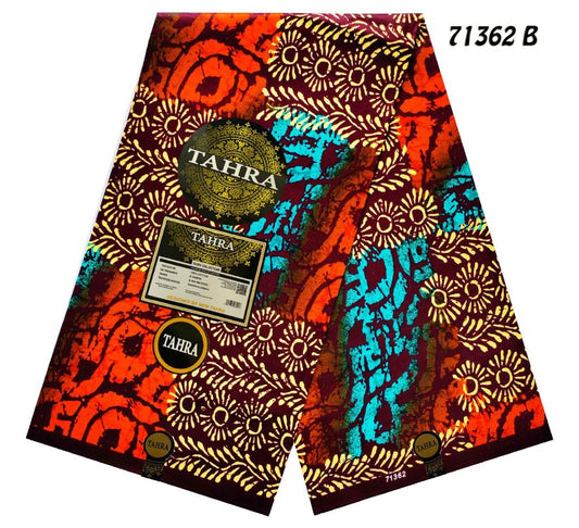Vibrant Clash Ankara Fabric