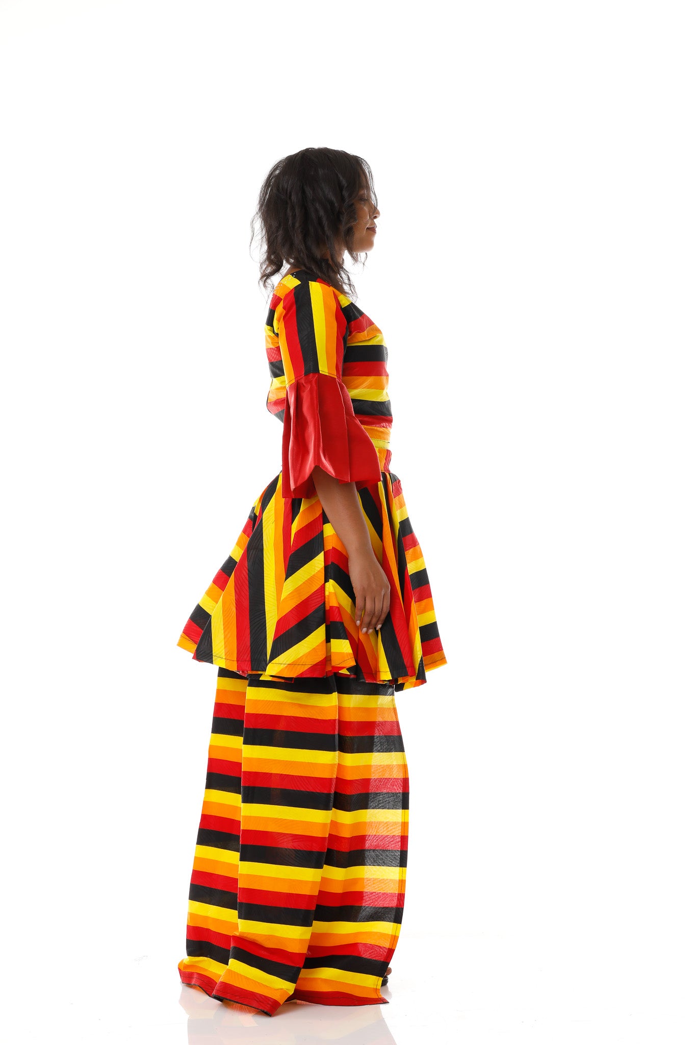 Layers of Africa Ankara two piece