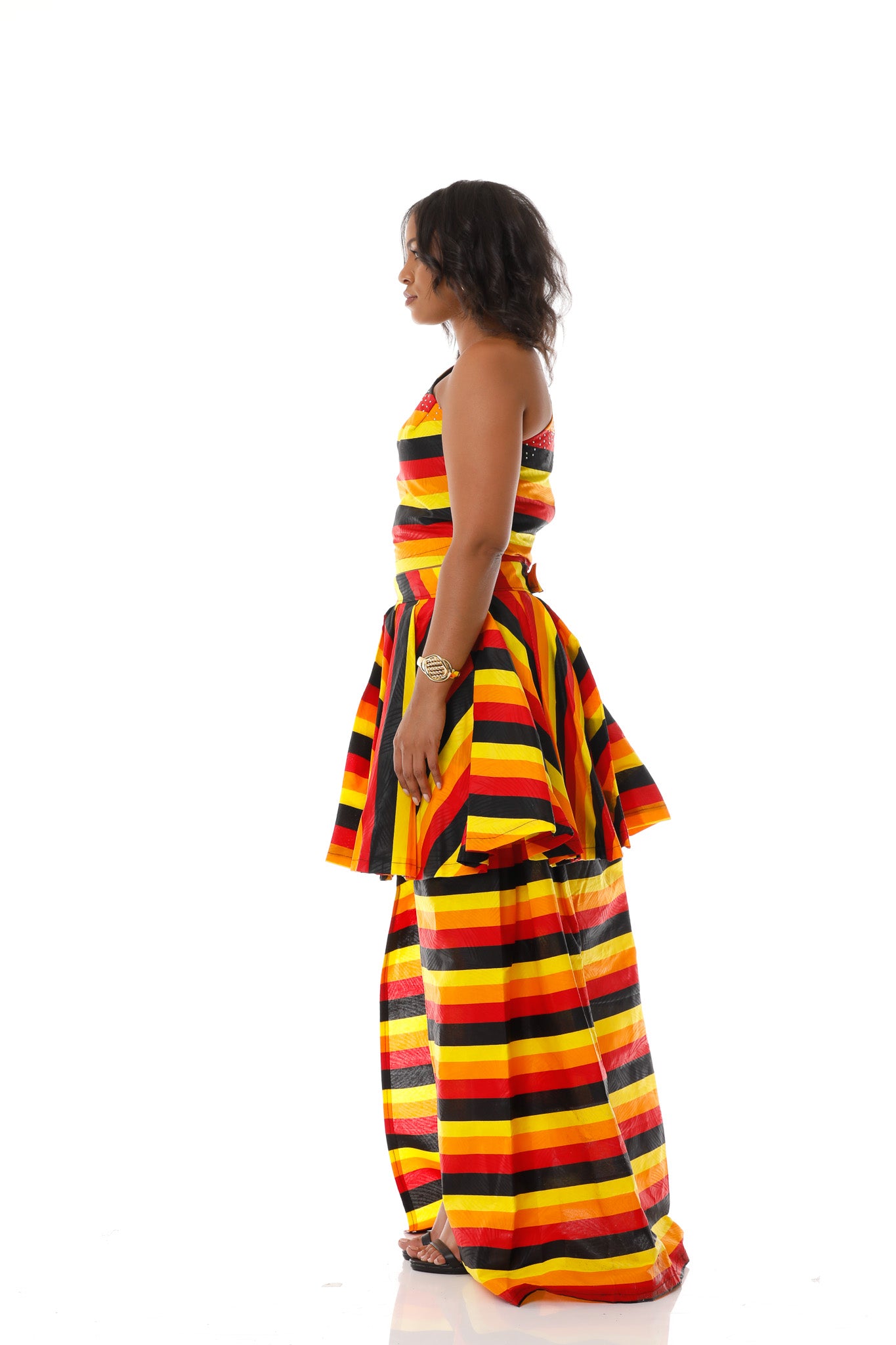 Layers of Africa Ankara two piece