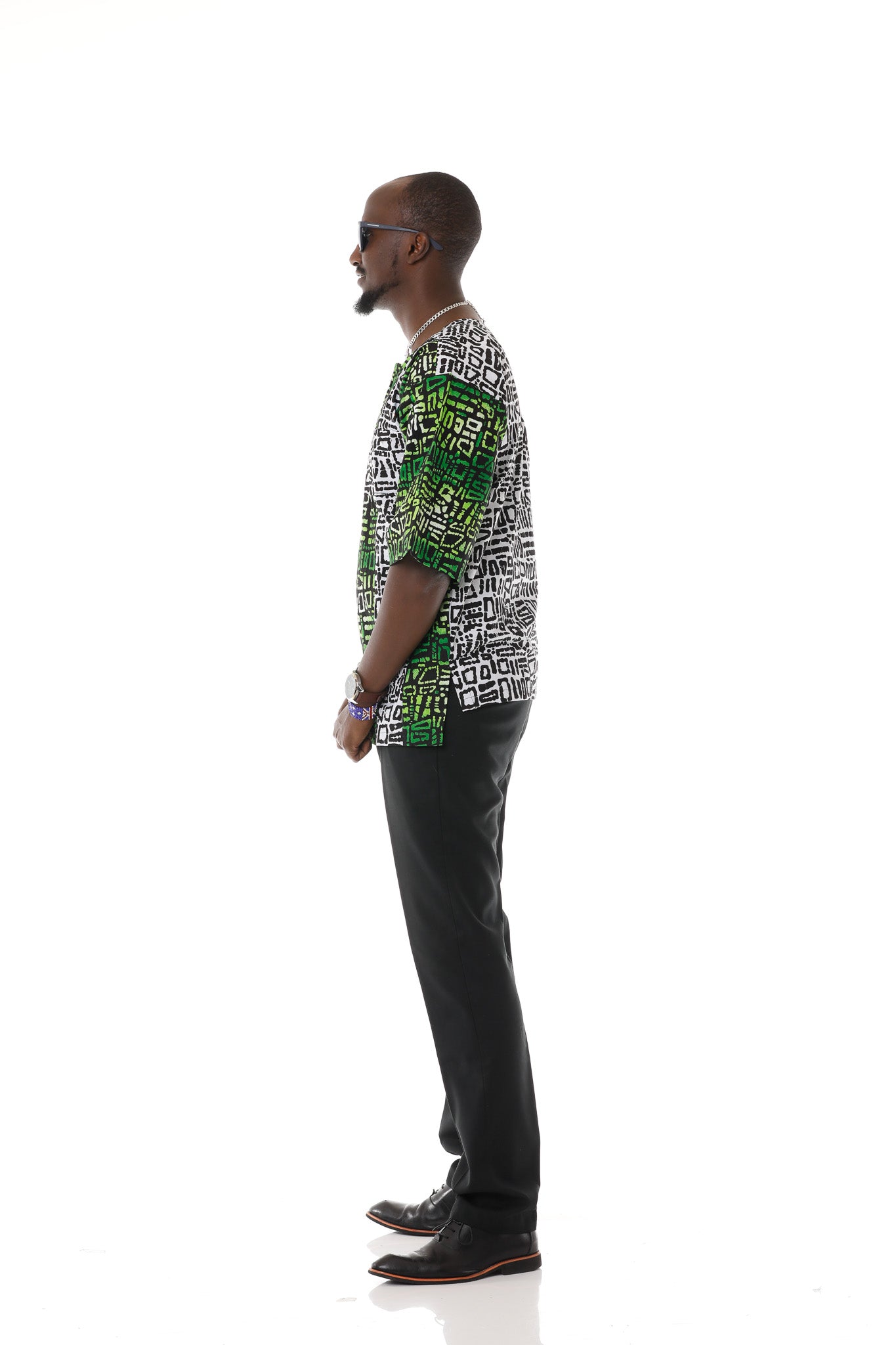 Forest Batik Print Native Shirt
