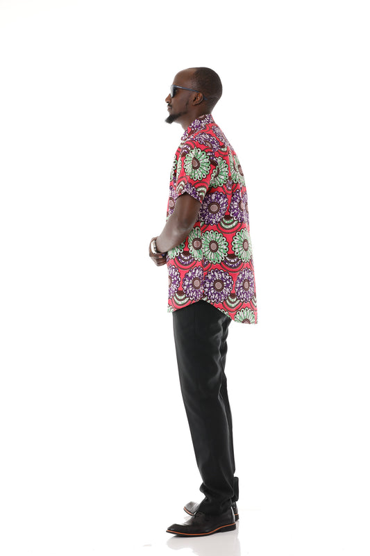 Blossoming print shirt