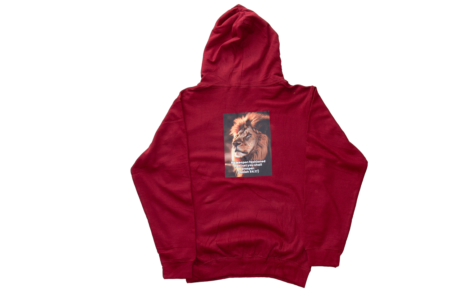 Printed Hoodie Isaiah 54:17