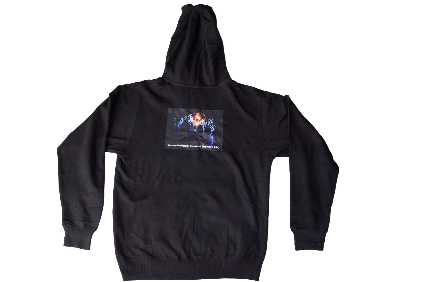 Printed Hoodie Matthew 5;14