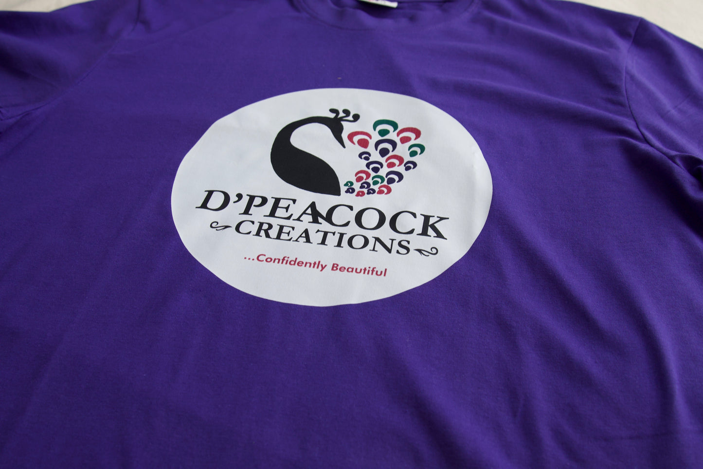 D Peacock Creations Royal Purple T-Shirt
