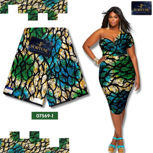 Enchanted Safari Ankara Print Fabric