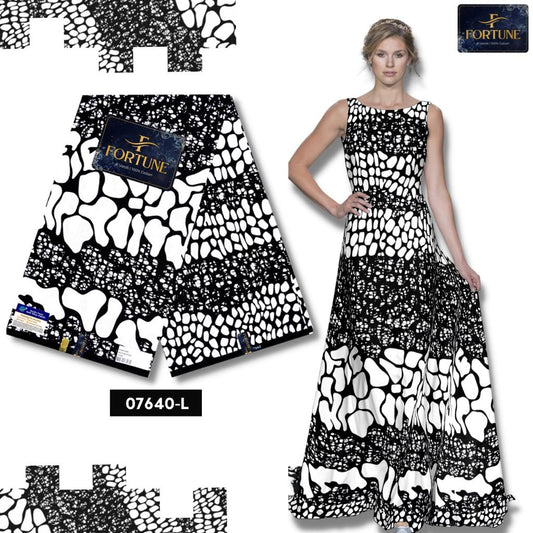 Midnight Luxe Ankara Fabric