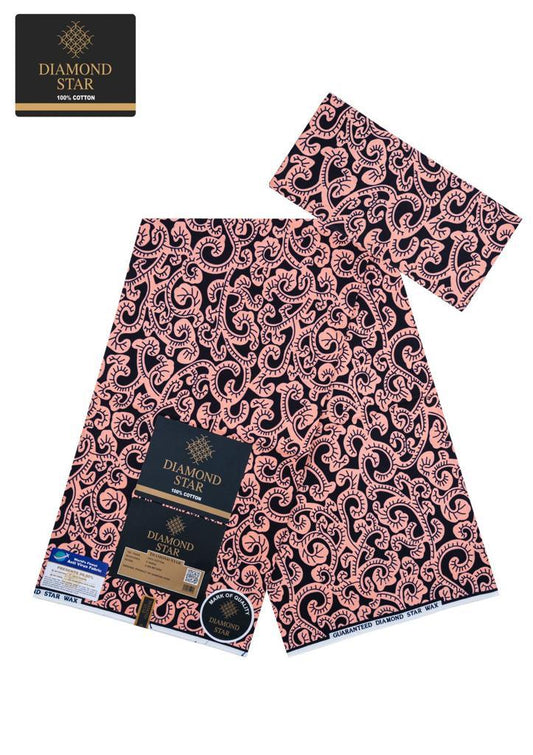 Elegant Harmony Ankara Fabric