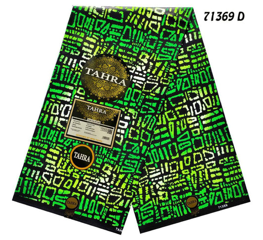 Enchanted Forest Cheetah Ankara Fabric