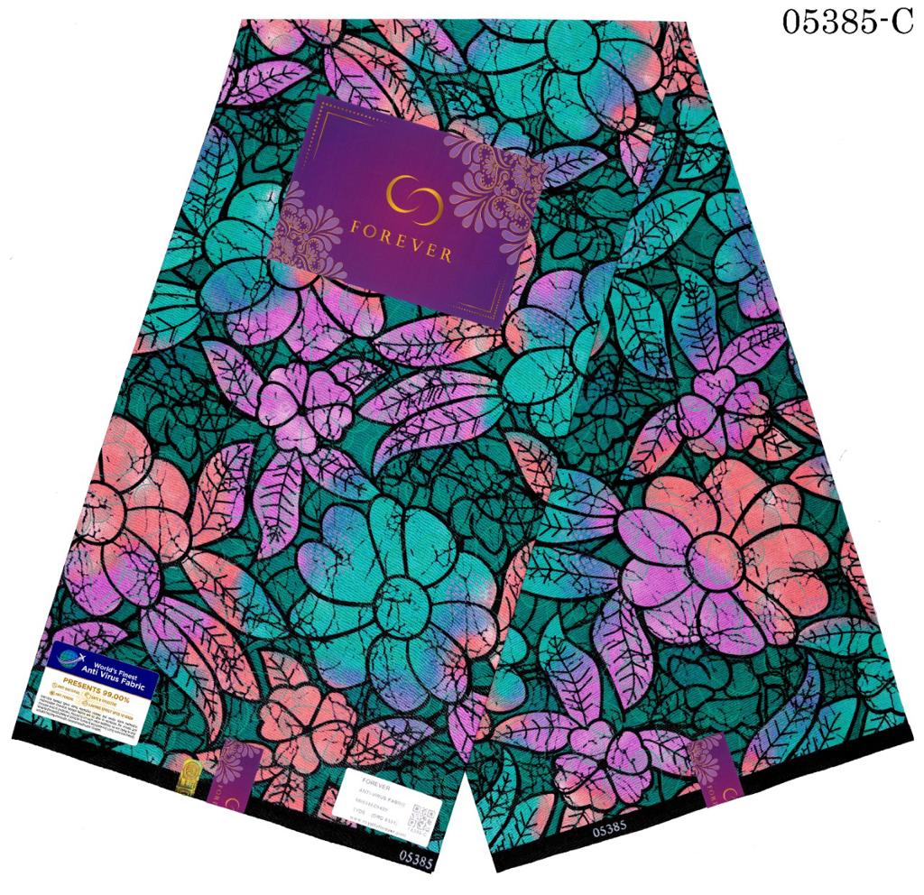Blooming Waters Ankara Fabric