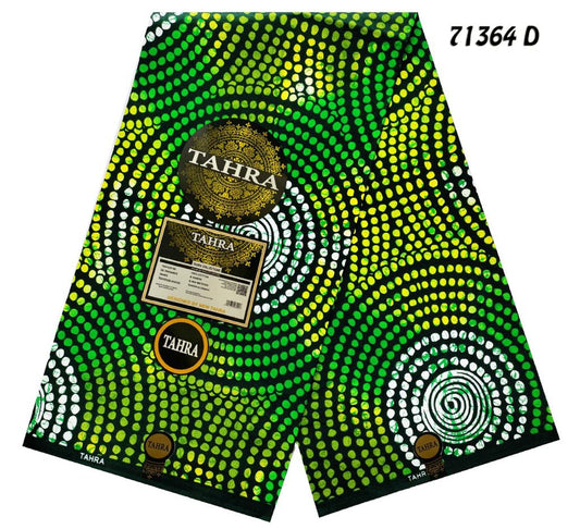 Enchanted Emerald Ankara Fabric