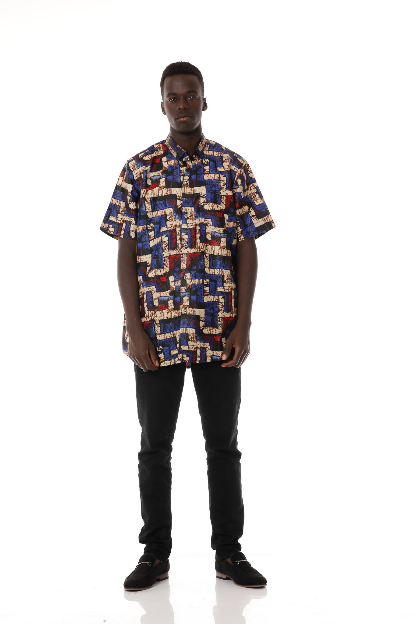 Afro print shirt for men