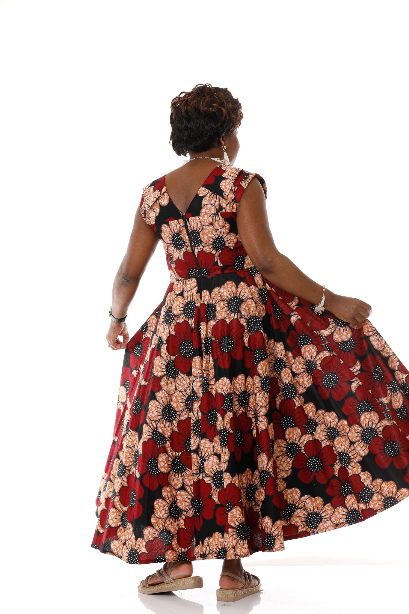 Elegance in Bloom A-Line Dress