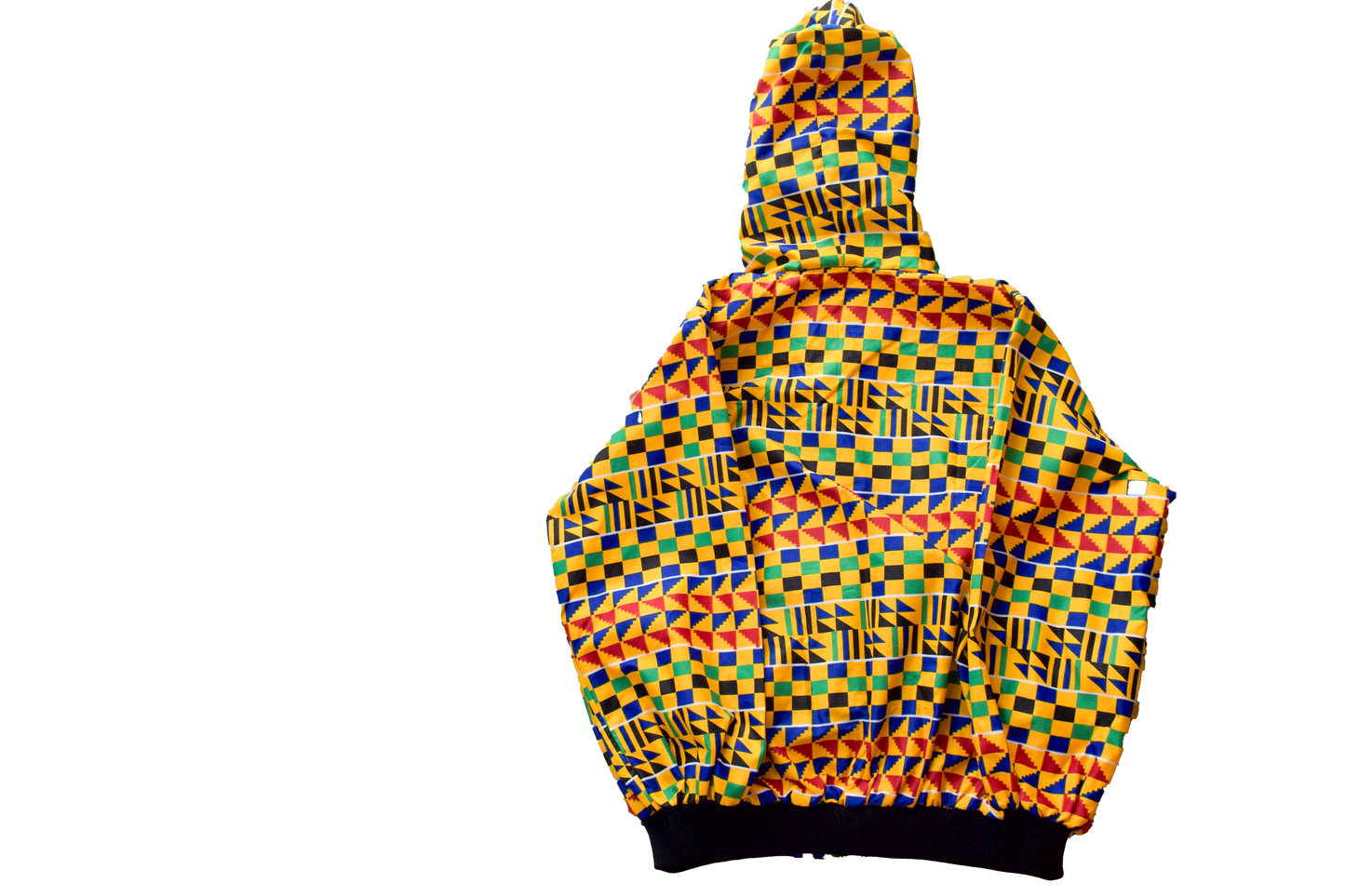 Ankara Hoodie Zip Up