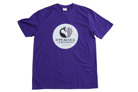 D Peacock Creations Royal Purple T-Shirt