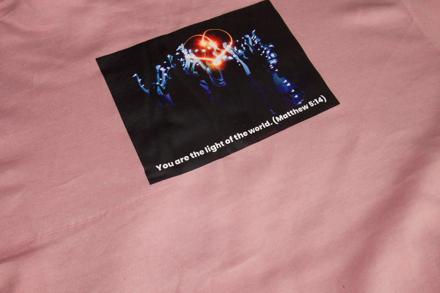Printed Hoodie Matthew 5;14